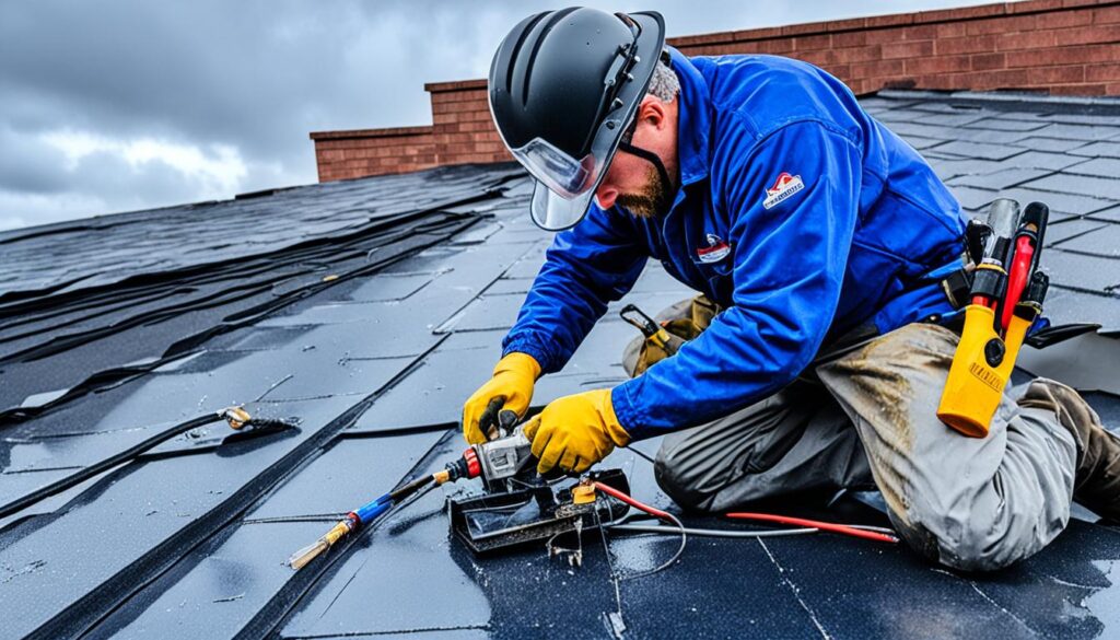 Daklekkage herstellen