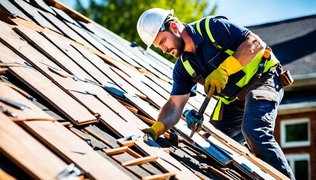 Dakbeschot repareren