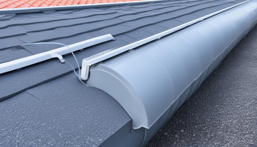 Dakgoot met regenwateropvang voor bedrijfspanden