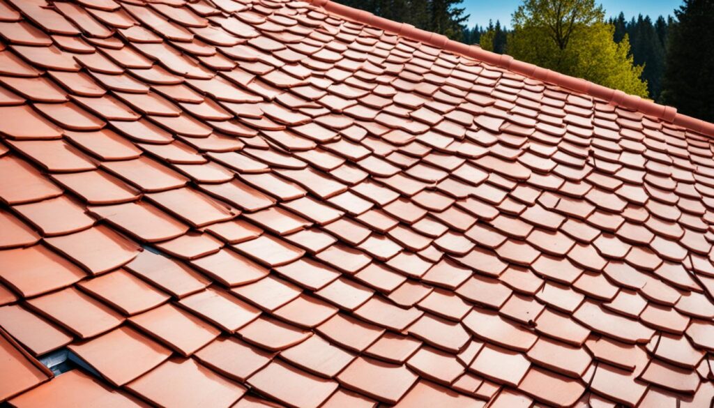 Dakpannen met hittewerende laag