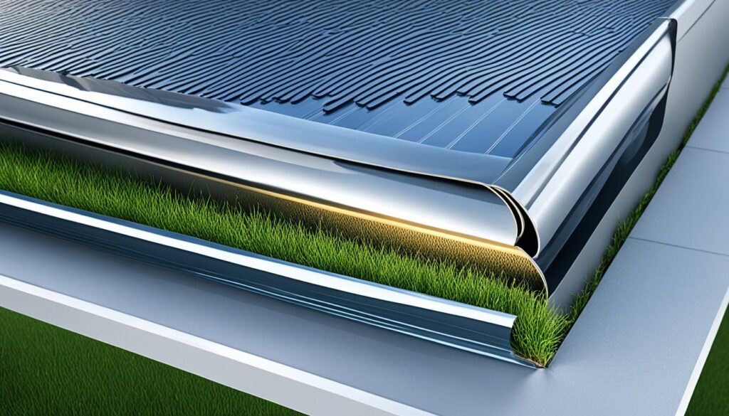 geïntegreerde regenpijp