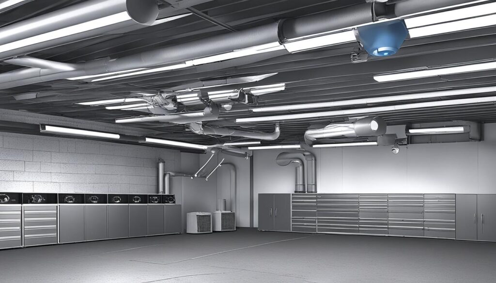 Garage dakventilatie installatie