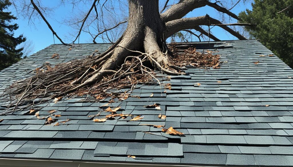 oorzaken van dakschade door bomen
