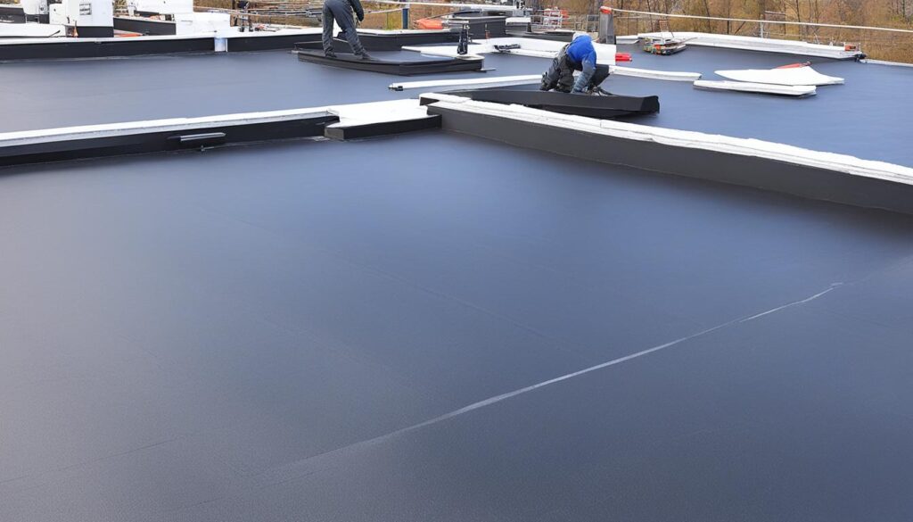 EPDM-dakbedekking aanbrengen