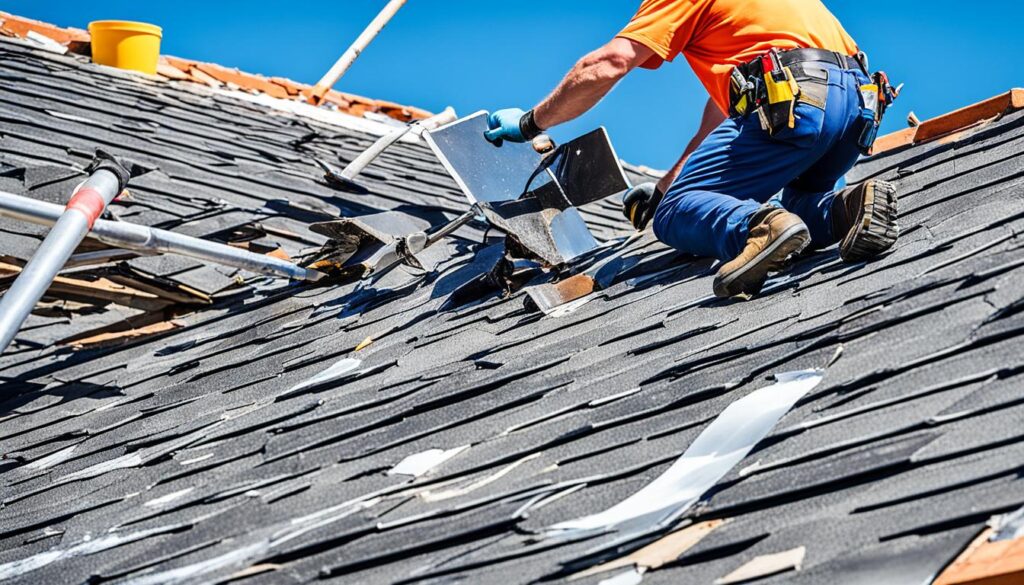 Wat zijn de stappen bij dakreparatie?